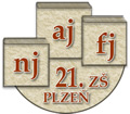 Logo 21. ZŠ Plzeň